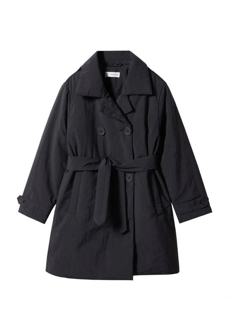 Mango Kids Enola - Trench - Zwart