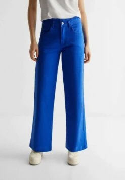 Mango Kids Frill - Jean Flare - Ink Blue