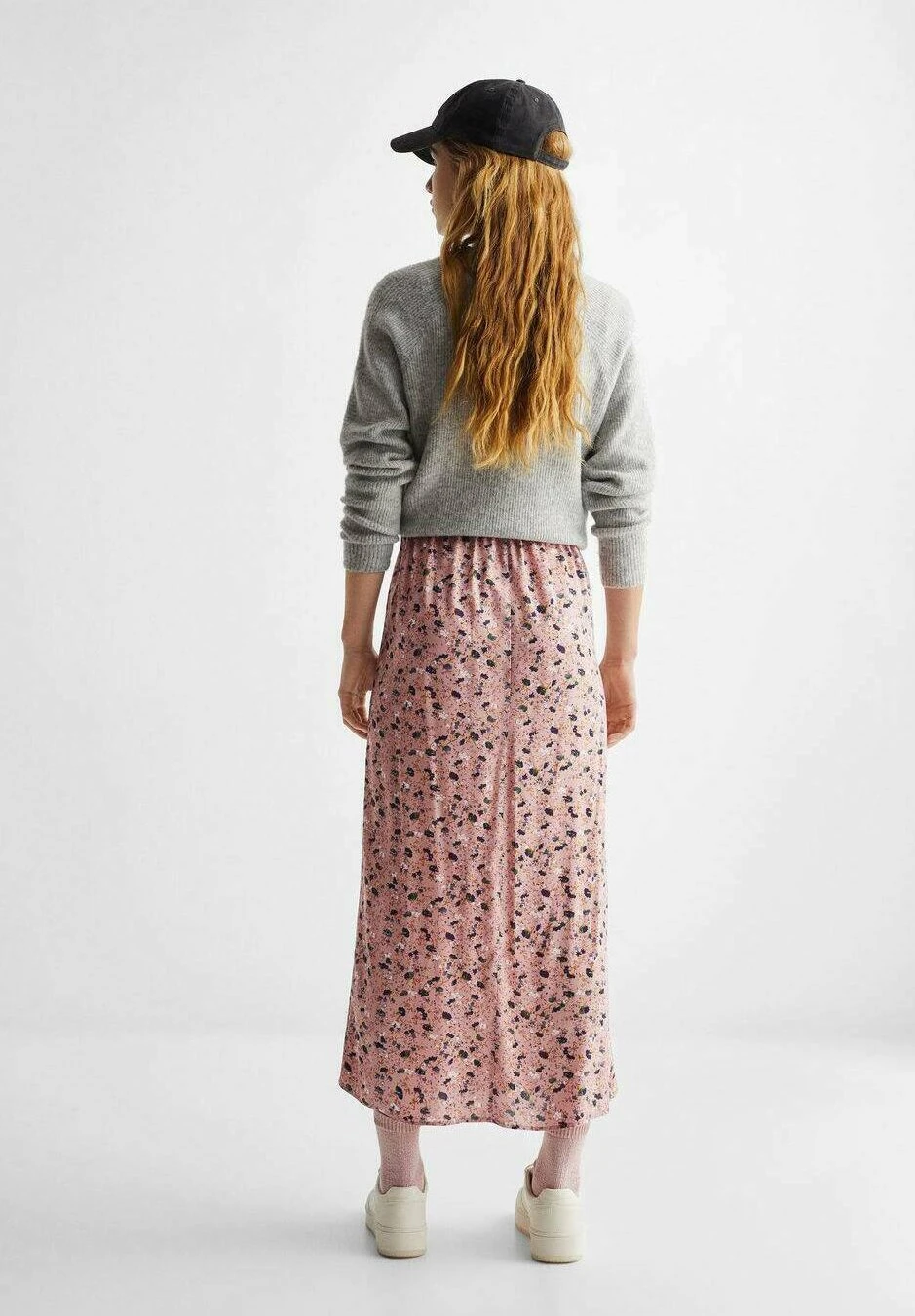 Mango Kids Bourne - Jupe Longue - Pink – Image 3