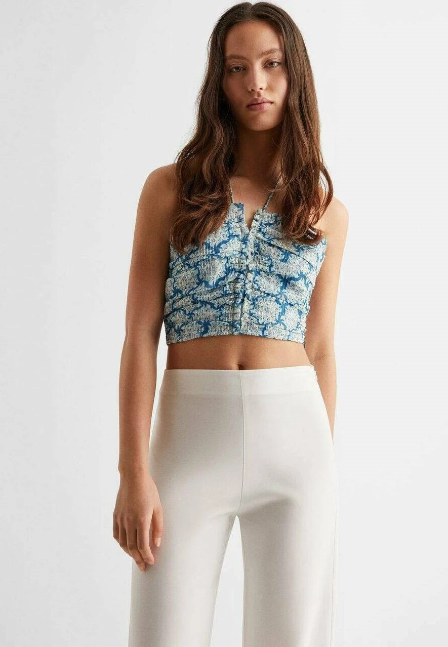 Mango Kids Tencelp - Pantalon Classique - Off White â Image 4