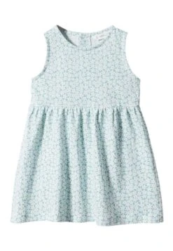 Mango Kids Coast - Robe De Jour - Verde Acqua
