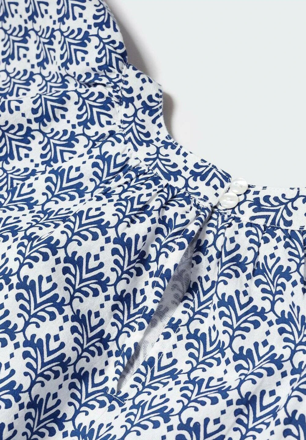 Mango Kids Caleta - Robe De Jour - Modrá – Image 3