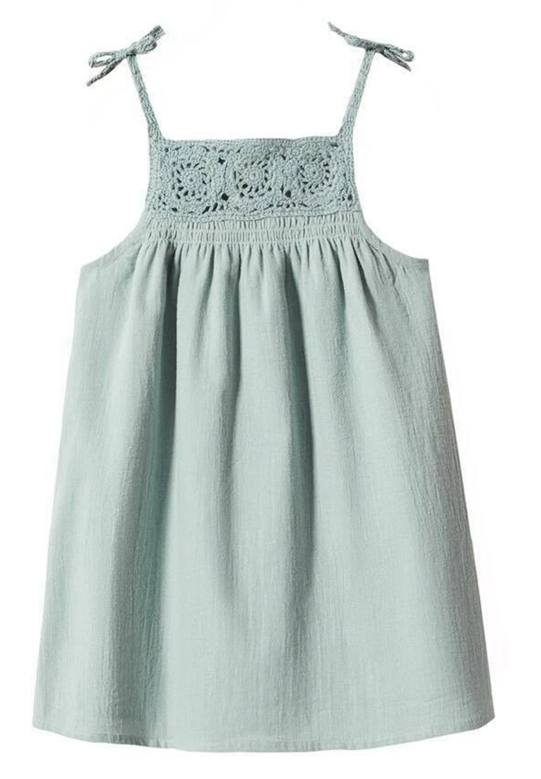 Mango Kids Linda - Robe De Jour - Groen â Image 4