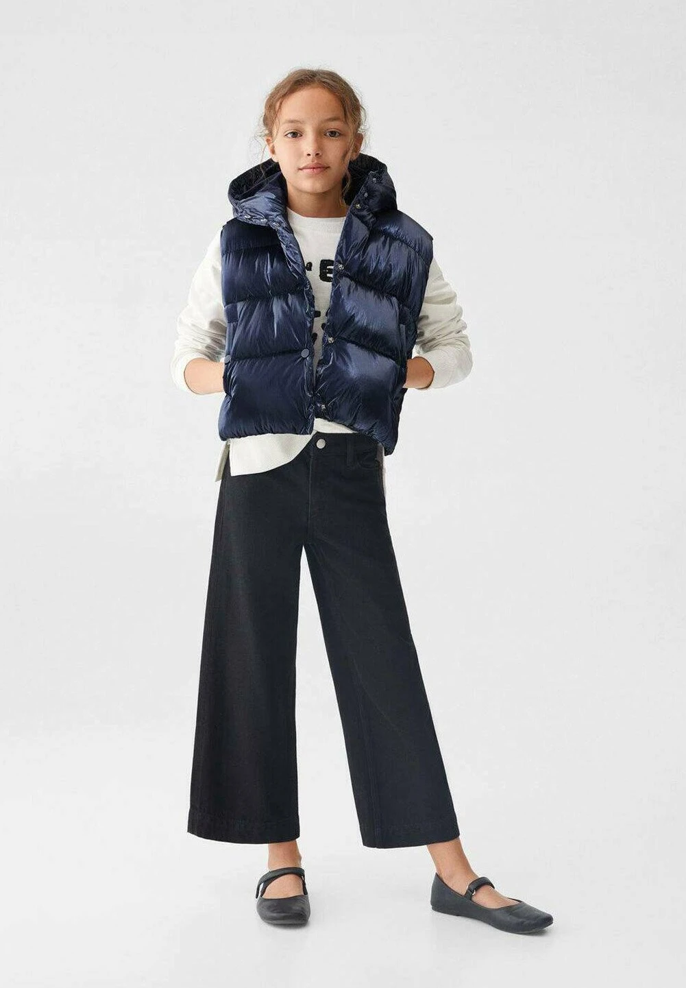 Mango Kids Sidney - Veste Sans Manches - Bleu Marine Foncé