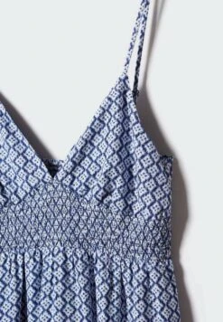 Mango Kids Maria - Robe De Jour - Bleu