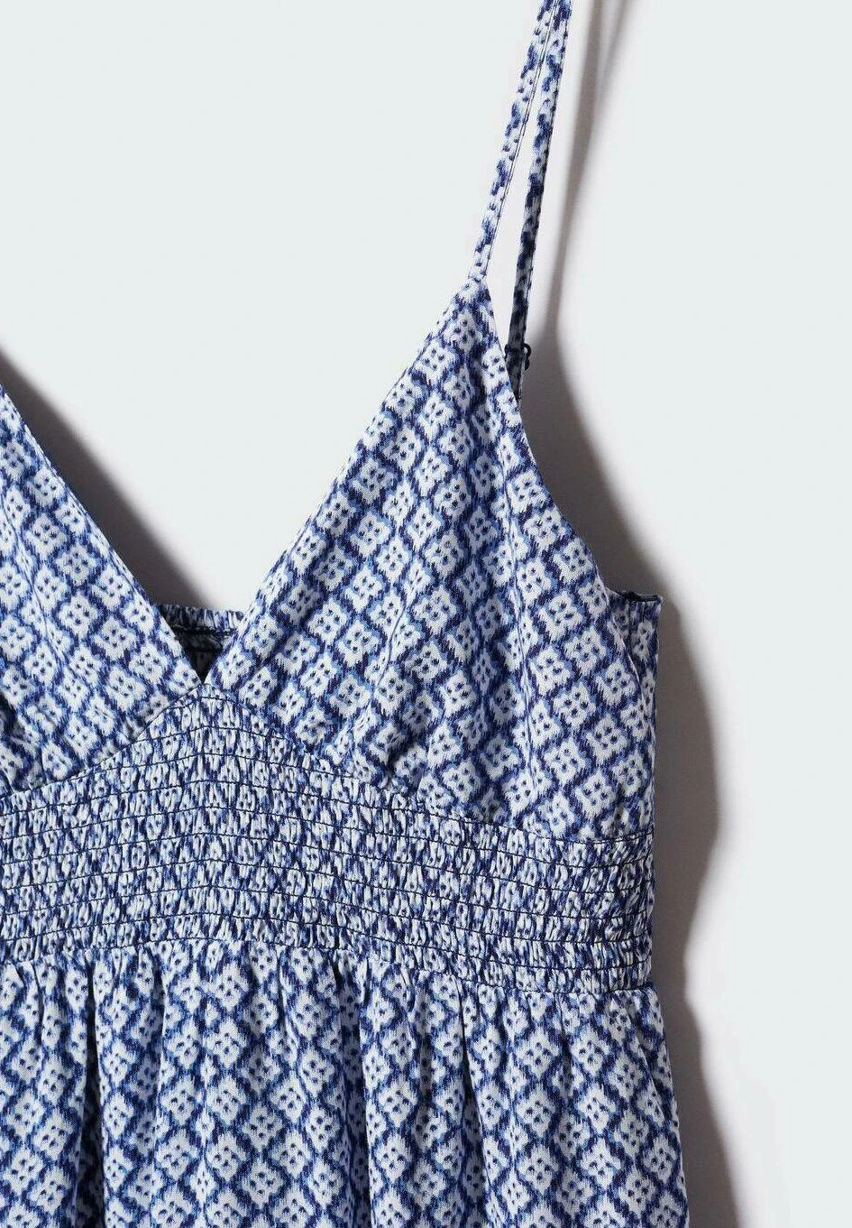 Mango Kids Maria - Robe De Jour - Bleu