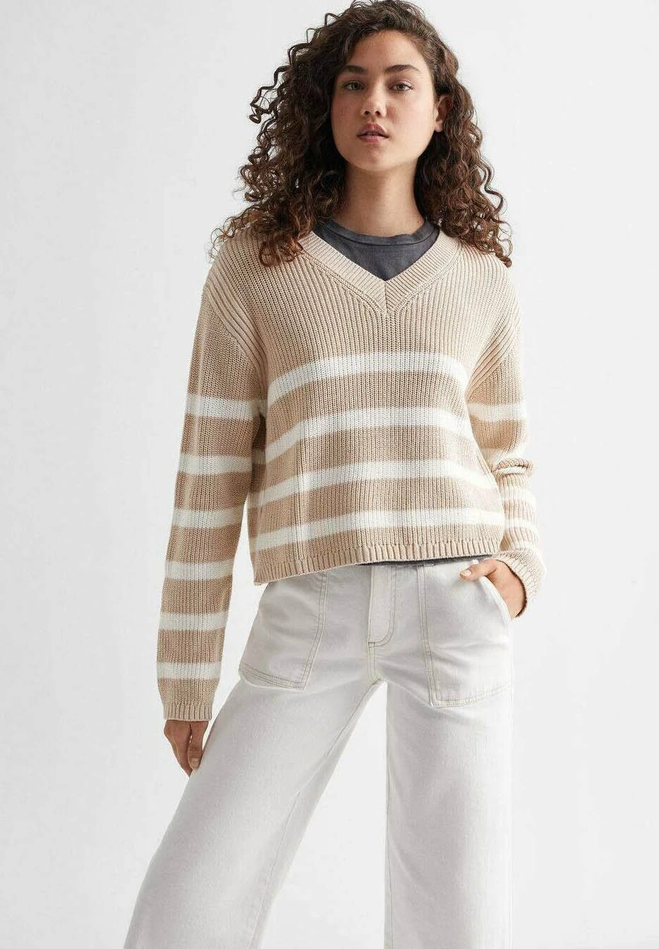 Mango Kids Tolouse - Pullover - Beige