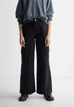 Mango Kids Flowcarg - Jean Flare - Black