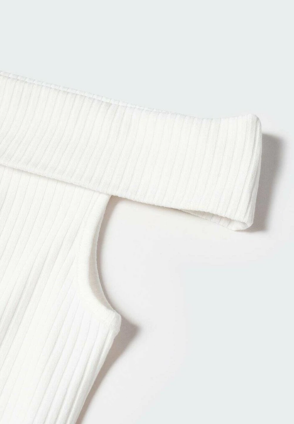 Mango Kids Shouldr2 - T-Shirt Basique - Blanc Cassé – Image 5