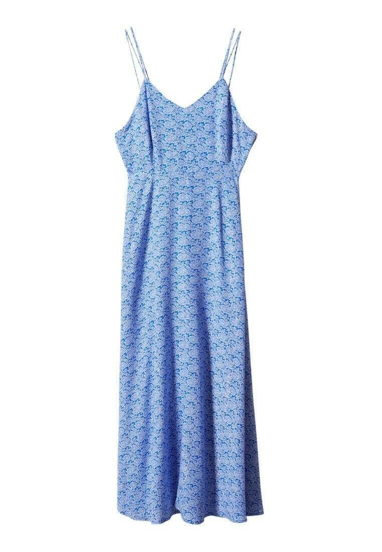 Mango Kids Siria - Robe De Jour - Bleu