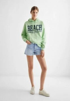 Mango Kids Lima - Sweat À Capuche - Lime