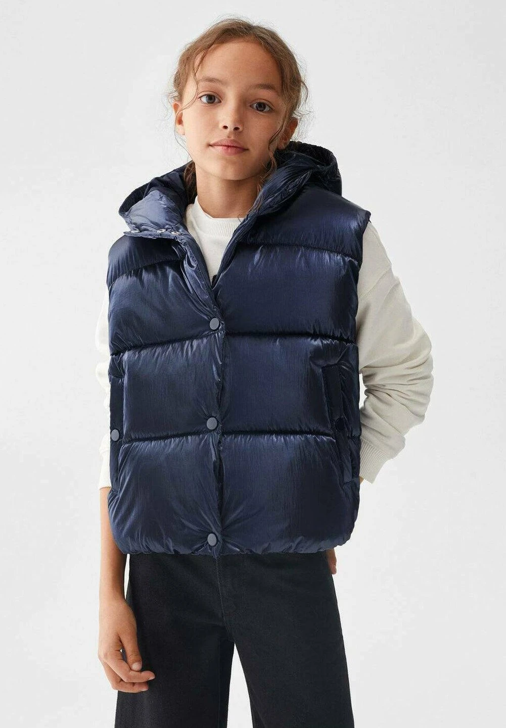 Mango Kids Sidney - Veste Sans Manches - Bleu Marine FoncĂ© â Image 2