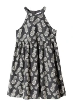 Mango Kids Ananas - Robe De Jour - Noir