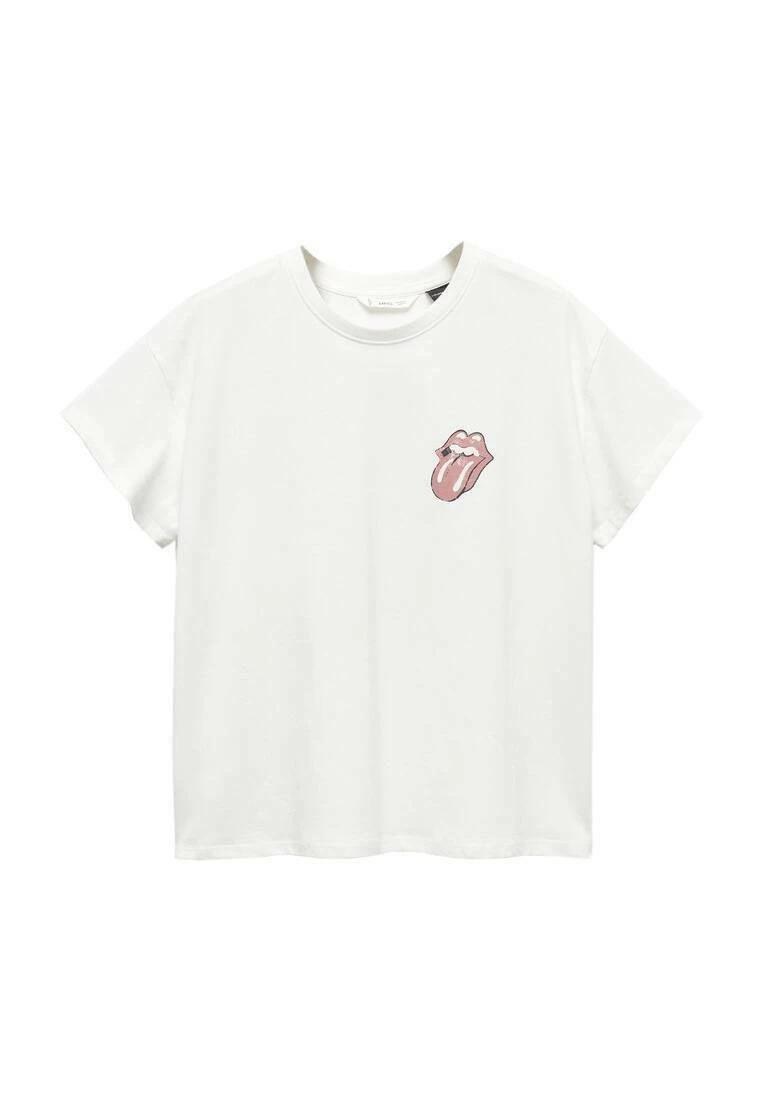 Mango Kids Rollingt - T-Shirt ImprimĂ© - Off White â Image 4