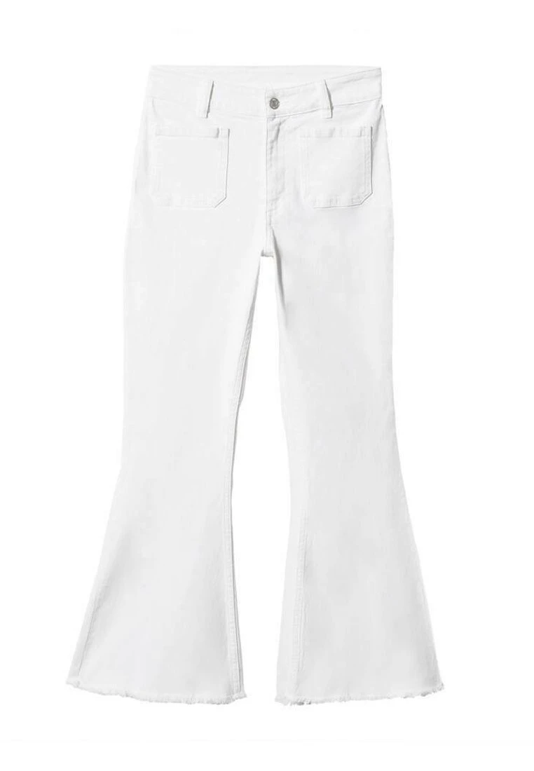 Mango Kids Flarer - Jean Flare - Off White â Image 5