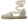 Mango Kids Ari - Espadrilles - Écru