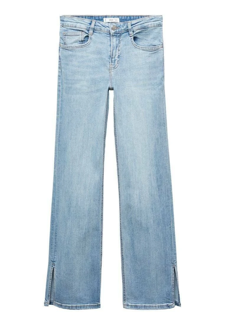 Mango Kids Slitflar - Jean Flare - Bleu Clair