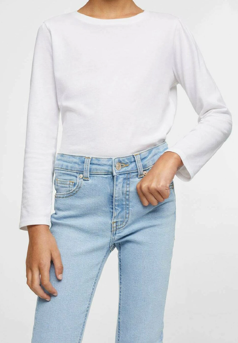 Mango Kids Jeans Skinny - Bleu Clair â Image 4