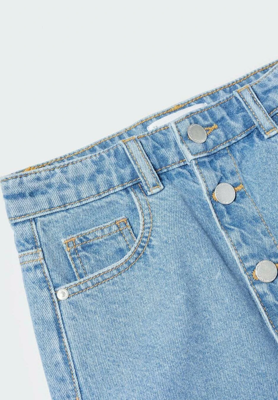 Mango Kids Silvi - Minijupe - Medium Blue â Image 3