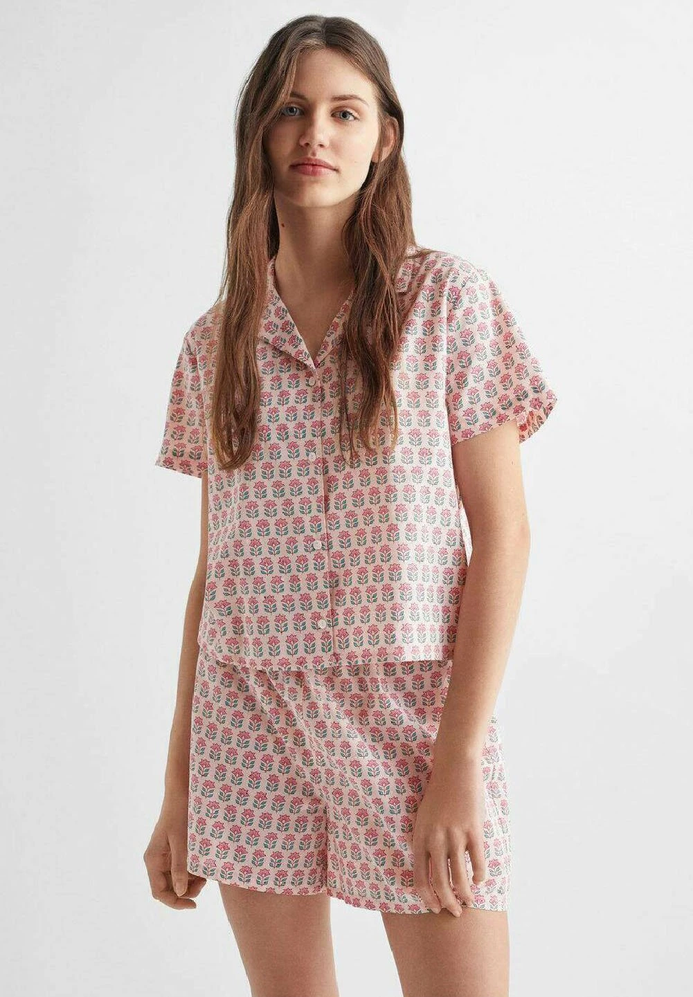 Mango Kids Sweet Set - Pyjama - Pastelově Růžová – Image 3