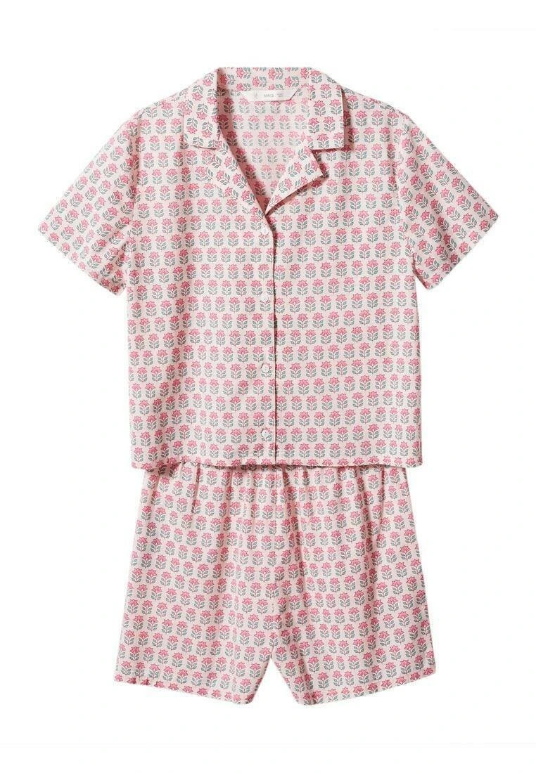 Mango Kids Sweet Set - Pyjama - Pastelově Růžová – Image 4