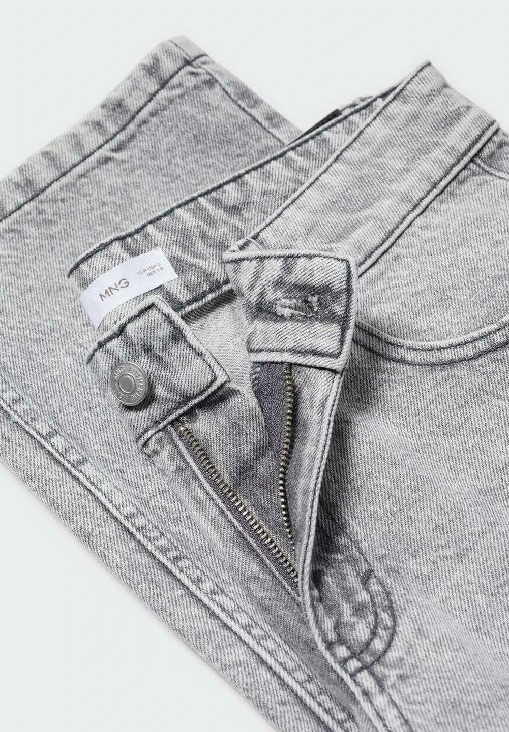 Mango Kids Low - Jean Droit - Denim GrĂ„ â Image 7