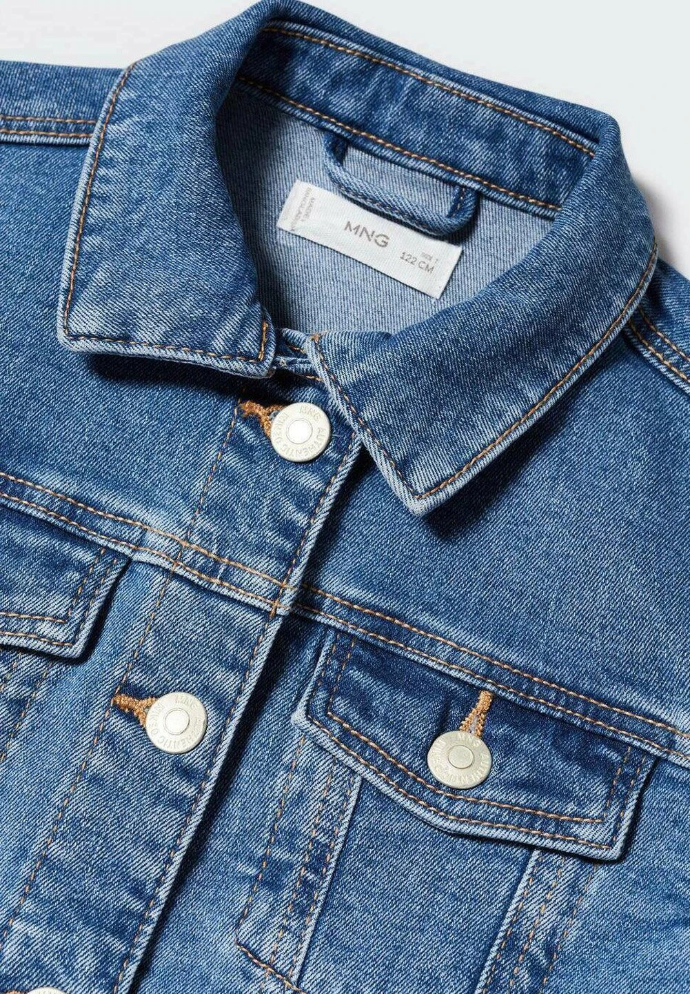 Mango Kids Allegra - Veste En Jean - Ćredni Niebieski â Image 7