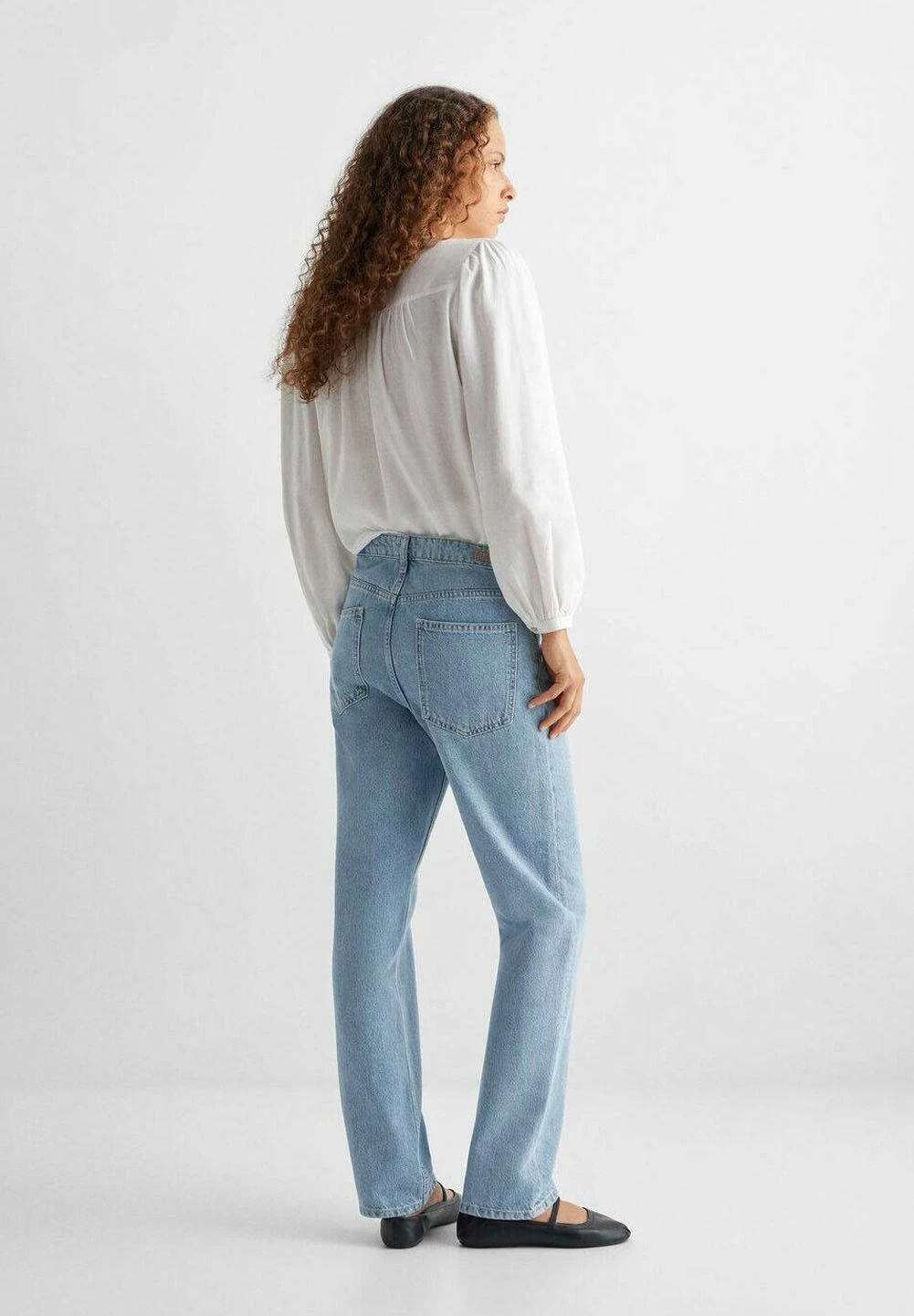 Mango Kids Mom - Jean Droit - Bleu Clair â Image 3