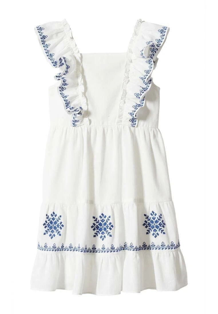 Mango Kids Creta - Robe De Jour - Wit