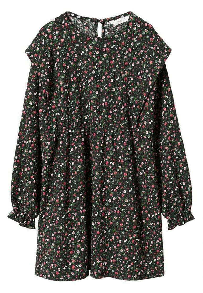 Mango Kids Stella - Robe De Jour - Green
