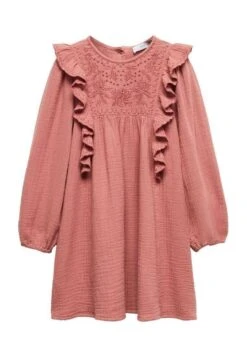 Mango Kids Dani - Robe De Jour - Rosa