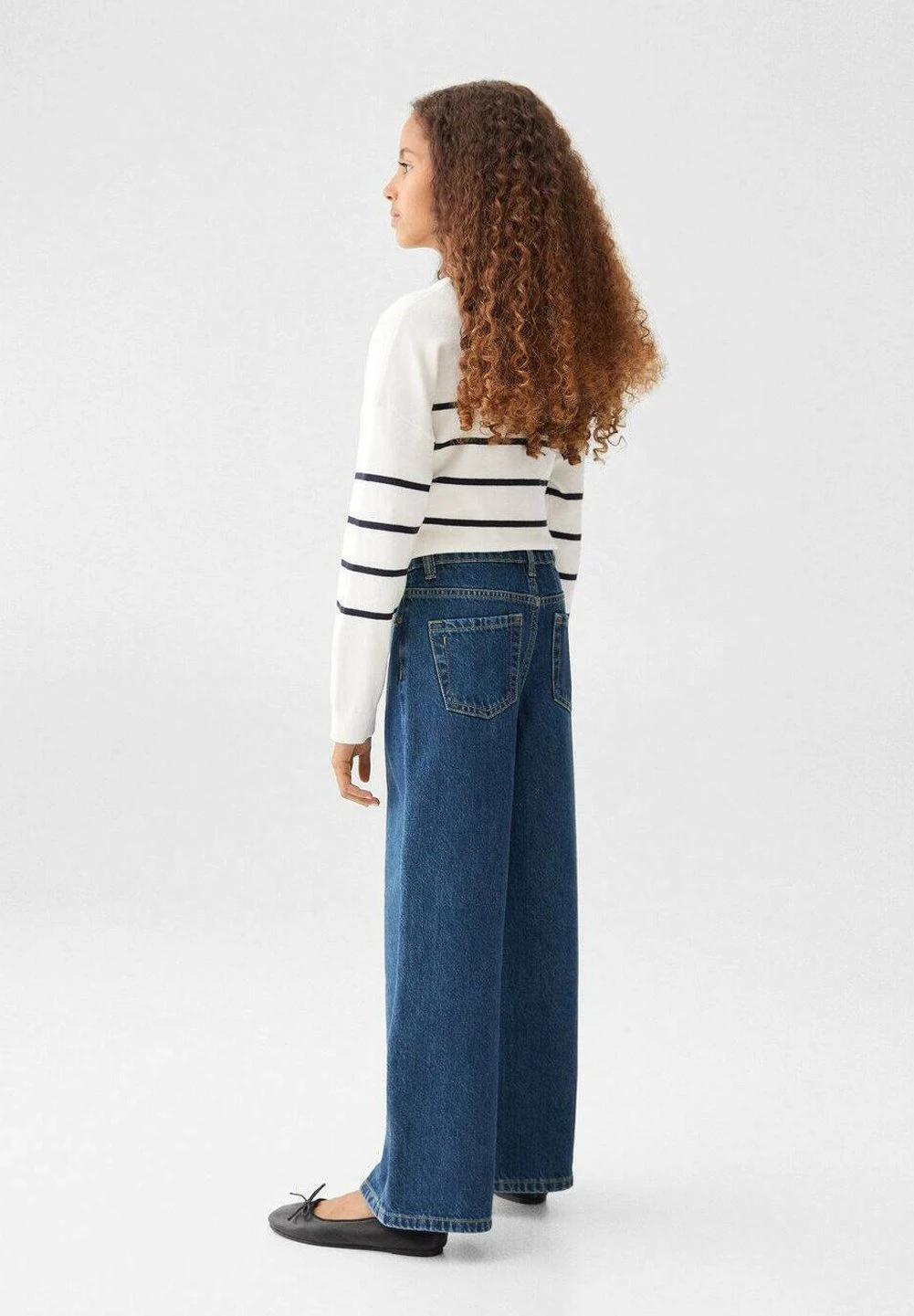 Mango Kids Wide5 - Jean Flare - Tmavě Modrá – Image 3