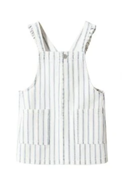 Mango Kids Mares - Robe En Jean - Ecru