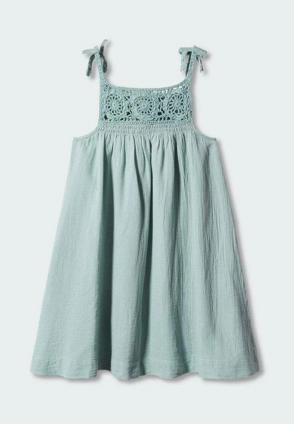 Mango Kids Linda - Robe De Jour - Green â Image 3