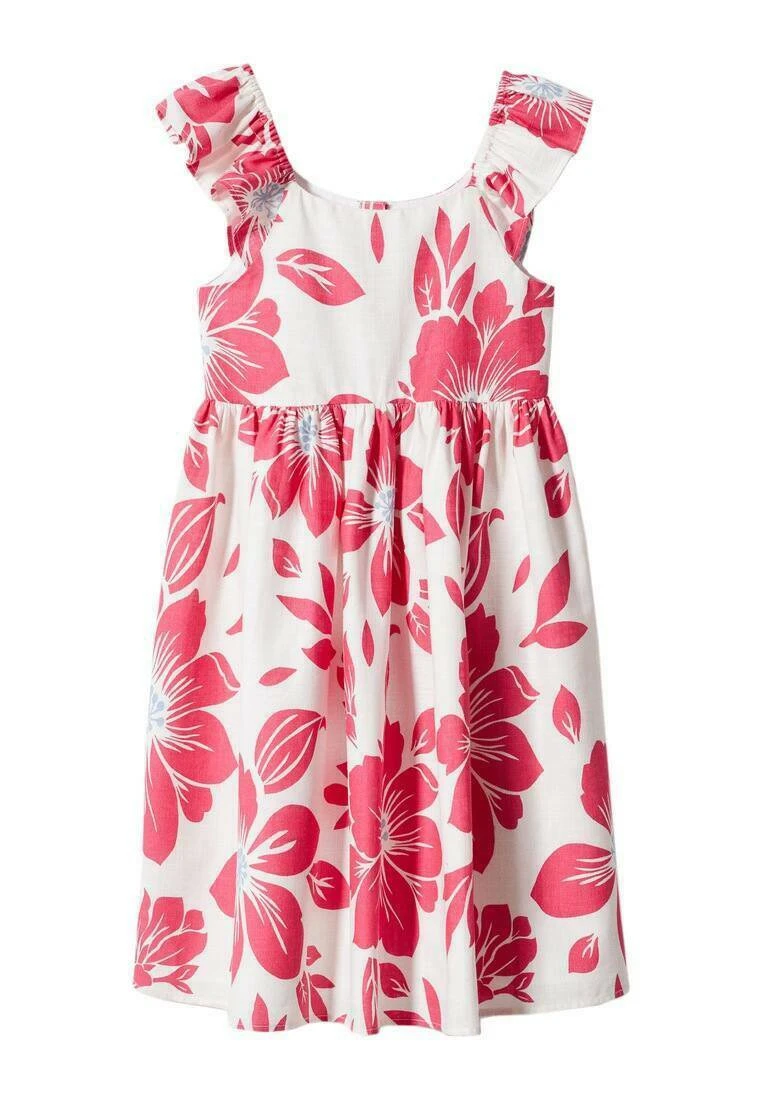 Mango Kids Andros - Robe De Jour - Jordbær – Image 4