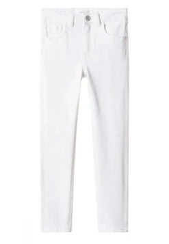 Mango Kids Jeans Skinny - Bílá