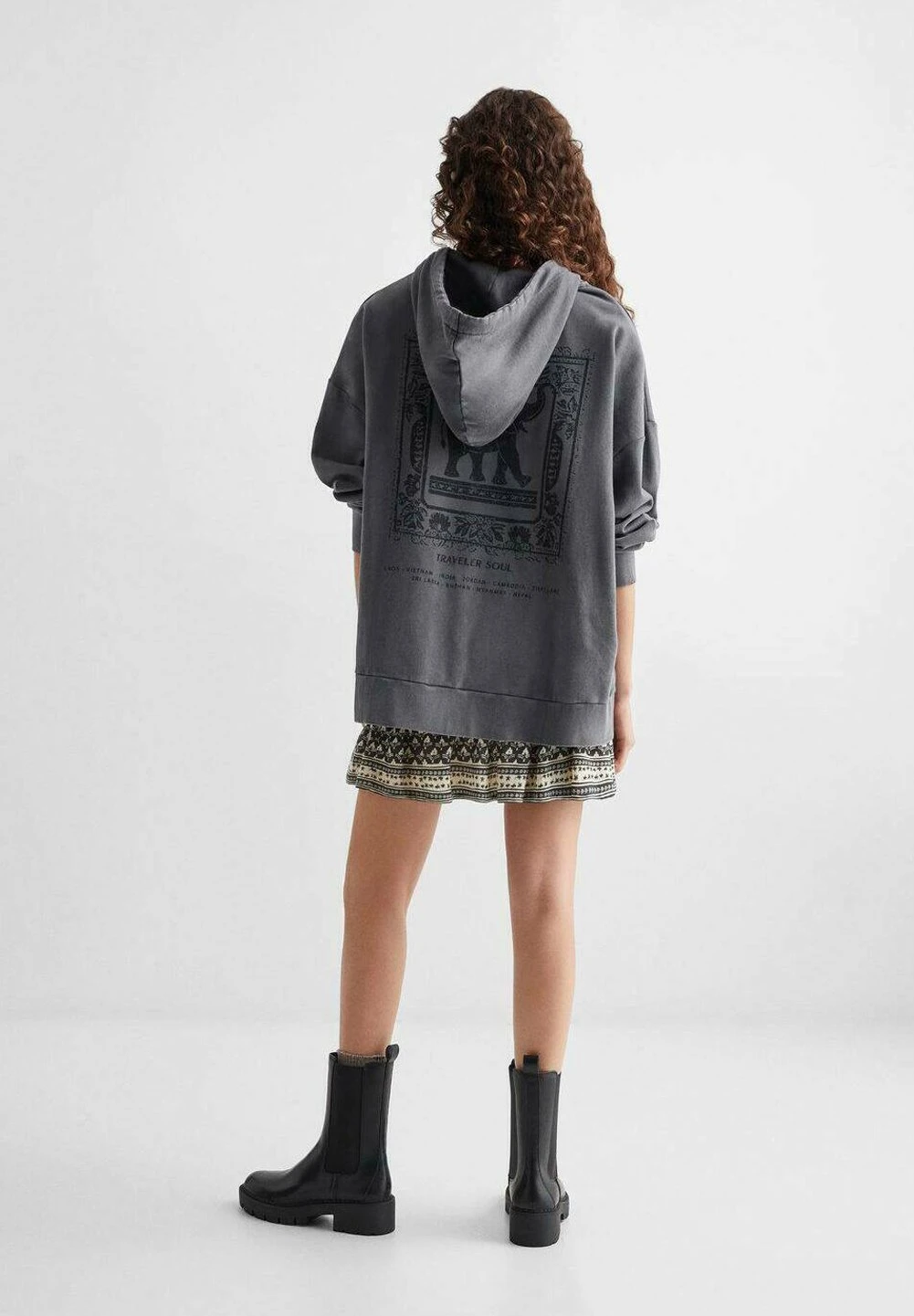 Mango Kids Traveler - Sweat À Capuche - Anthrazit – Image 2