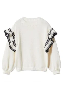 Mango Kids Cindyb - Pullover - Blanc Cassé