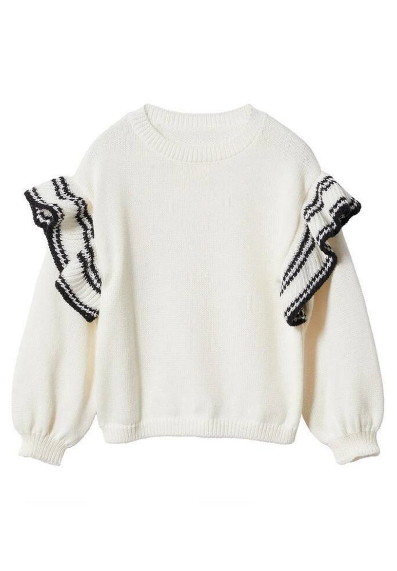 Mango Kids Cindyb - Pullover - Blanc Cassé