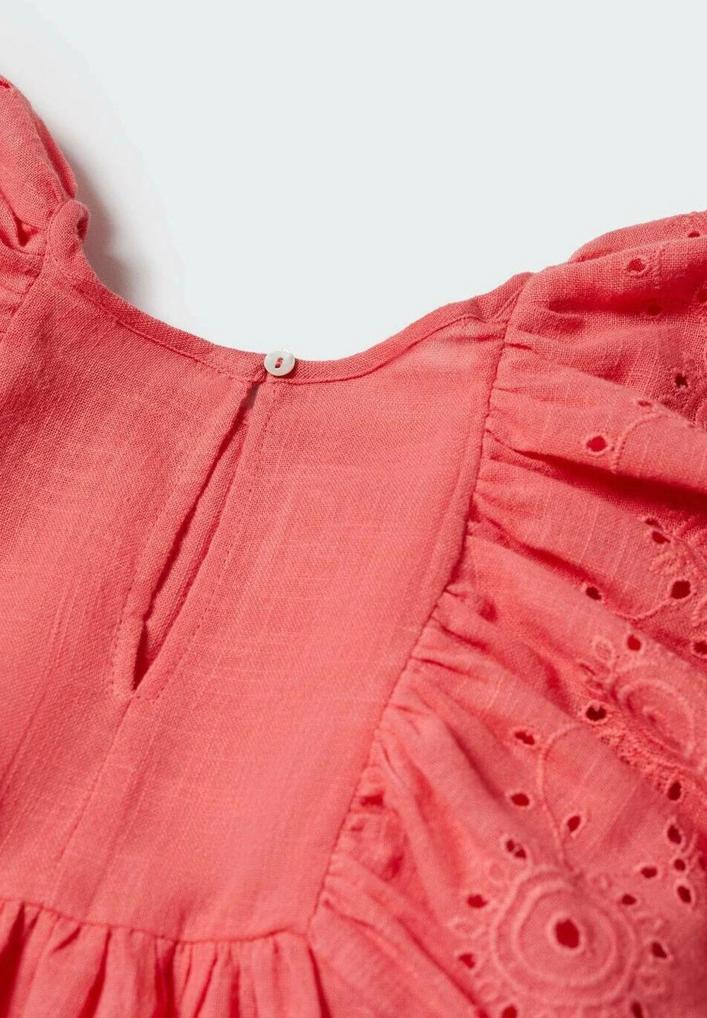 Mango Kids Rodas - Blouse - Coral Red â Image 3