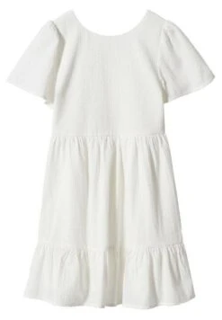 Mango Kids Paradiso - Robe De Jour - Blanc