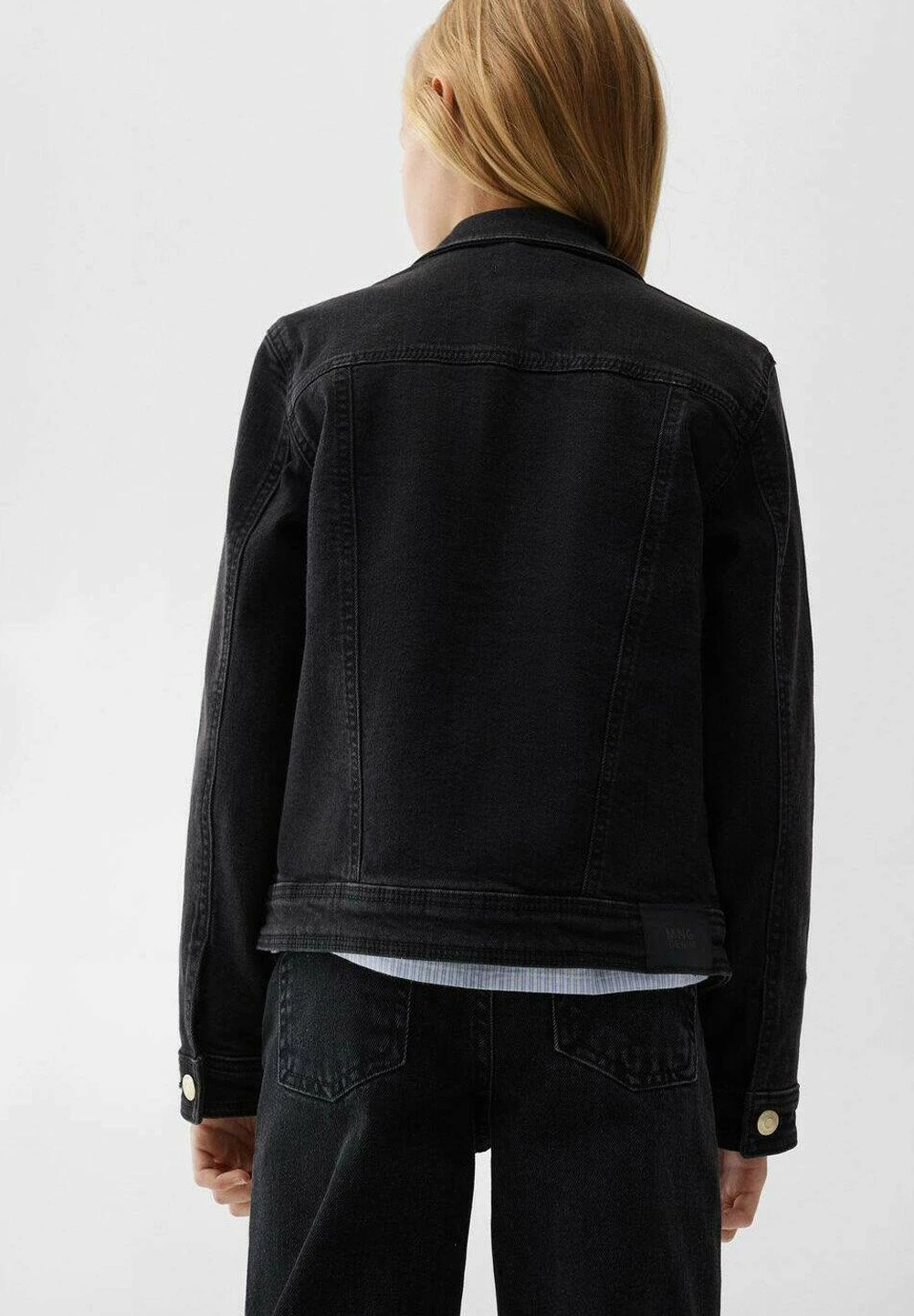 Mango Kids Allegra - Veste En Jean - Black Denim â Image 3