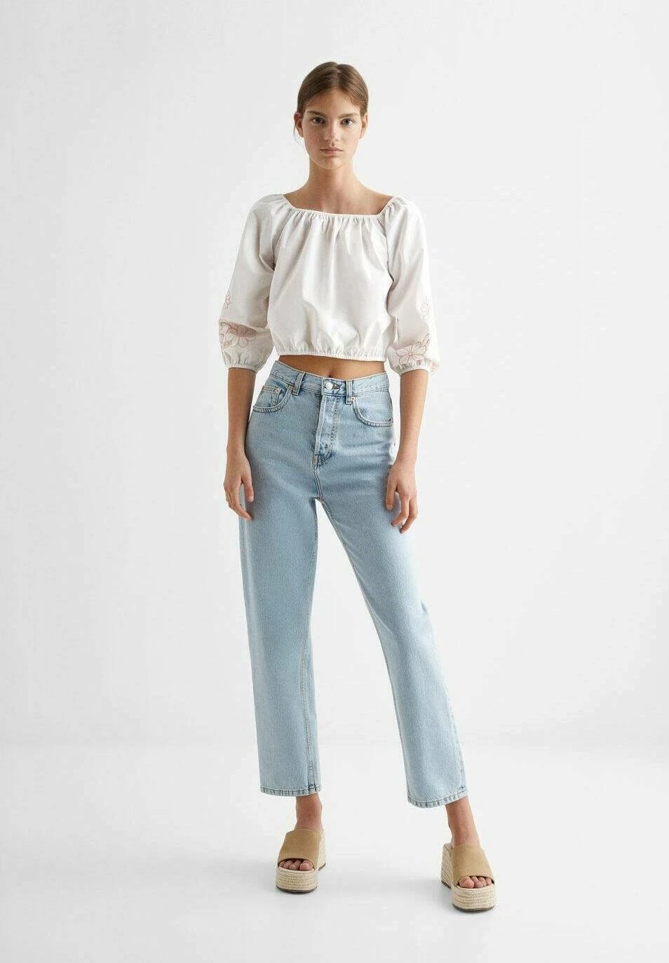 Mango Kids Suiza - Blouse - Blanc