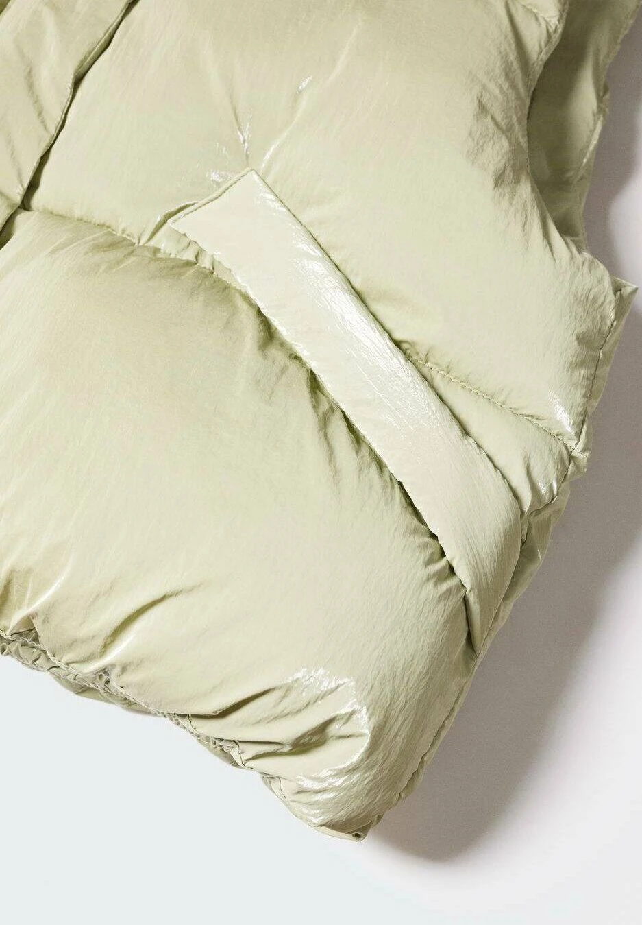 Mango Kids Shinny - Veste Sans Manches - Vert Pastel â Image 6