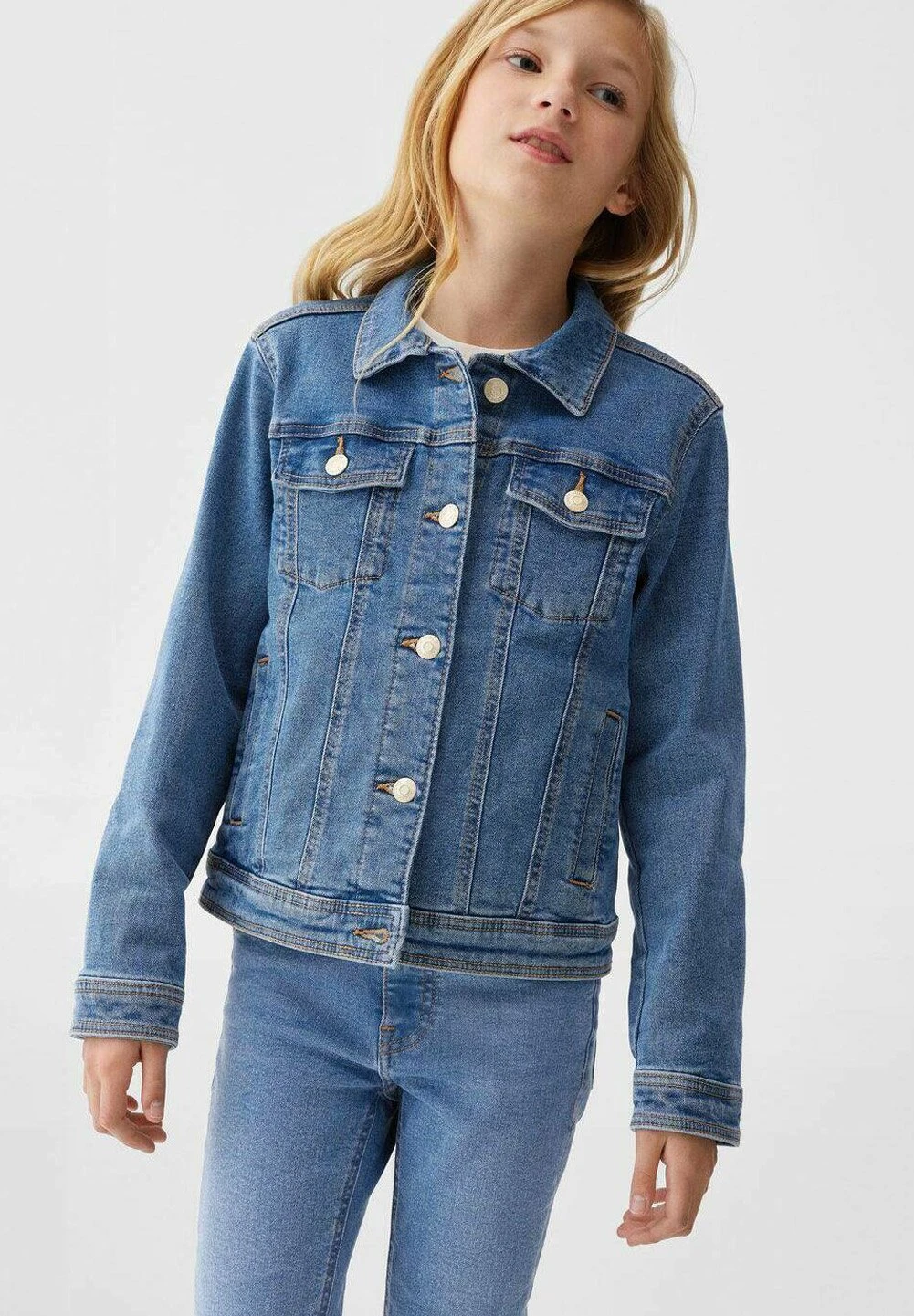 Mango Kids Allegra - Veste En Jean - Ćredni Niebieski â Image 2