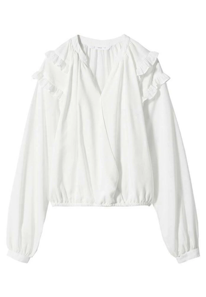 Mango Kids Volante - Blouse - Off White â Image 5