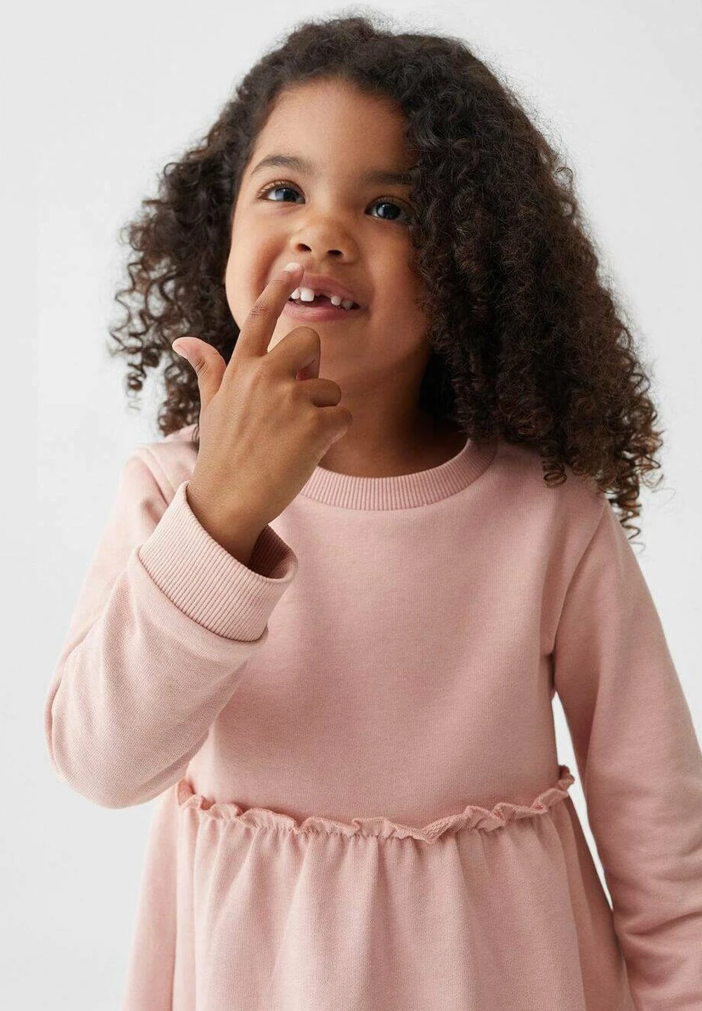 Mango Kids Jupiter - Robe De Jour - Růžová – Image 3