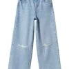 Mango Kids Wide - Jean Flare - Mittelblau