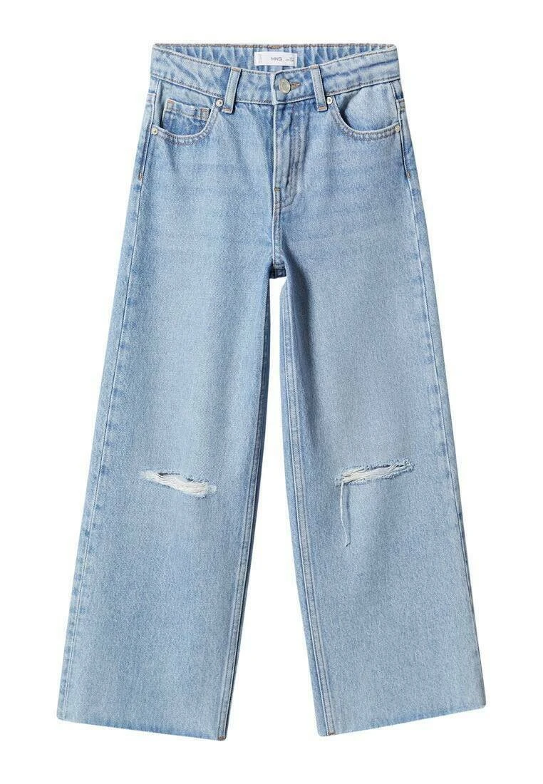 Mango Kids Wide - Jean Flare - Mittelblau