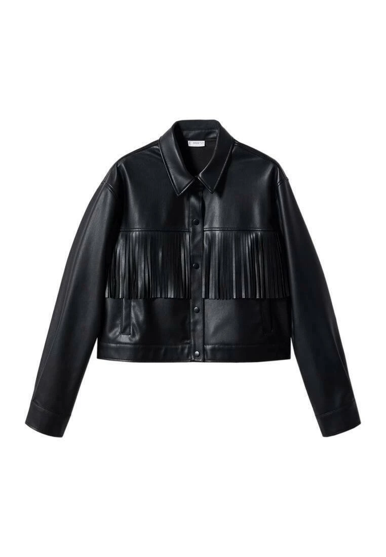 Mango Kids Texas - Veste En Similicuir - Czarny â Image 4